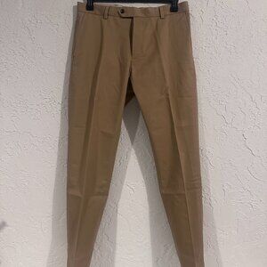 Brooks Brothers Men’s Advantage Chino Pants Camel W33 L32 100% Cotton